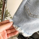 18M-7Y Toddler Girl Solid Color Hole Denim Shorts Girl  Boutique Clothing   