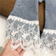 18M-7Y Toddler Girls Lace Trim Denim Flared Pants  Girls Fashion Clothes   