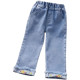 18M-7Y Toddler Girls Embroidered Floral Jeans  Girls Fashion Clothes   