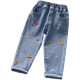 18M-7Y Toddler Girls Embroidered Jeans  Girls Fashion Clothes   