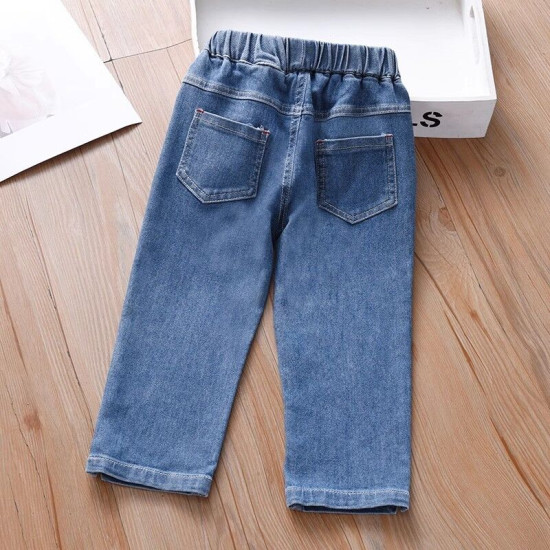 18M-7Y Toddler Girls Love Heart Jeans  Girls Fashion Clothes   