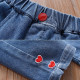 18M-7Y Toddler Girls Love Heart Jeans  Girls Fashion Clothes   