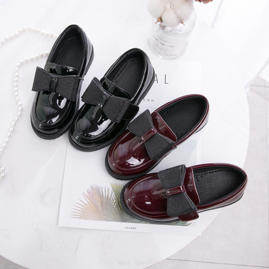 Bow Princess Leather Shoes For Girls  Kids Accessories   