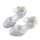 Girls Sequin Crystal Princess Shoes Dress Matching   