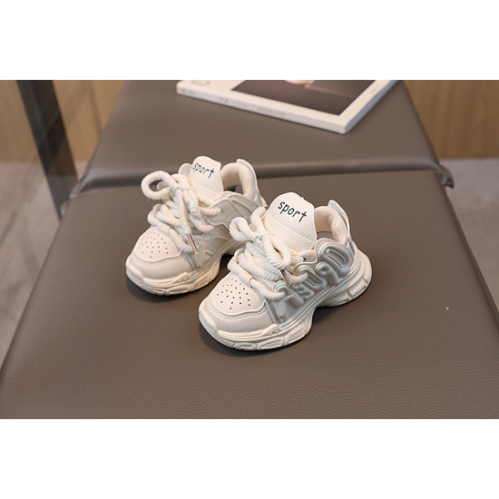 Kids Sport Eyelets Lace-Up Breathable Sneakers  Kids Shoes   