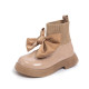 Kids Girls Bow Leather Shoes  Kids Accessories   
