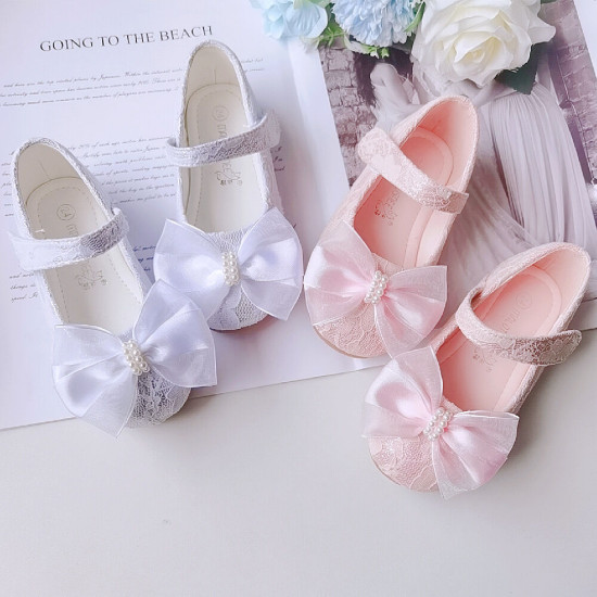 Kids Girls Bow Lace Princess Shoes  Accessories Vendors   