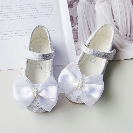 Kids Girls Bow Lace Princess Shoes  Accessories Vendors   