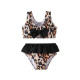 9M-5Y Toddler Girls Leopard Print Bikini Two Piece Swimsuit Set  Girls Clothes   