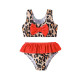 9M-5Y Toddler Girls Leopard Print Bikini Two Piece Swimsuit Set  Girls Clothes   