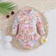 9M-5Y Toddler Girls Floral Long Sleeve One Piece Swimsuit  Girls Clothes   