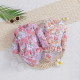 9M-5Y Toddler Girls Floral Long Sleeve One Piece Swimsuit  Girls Clothes   