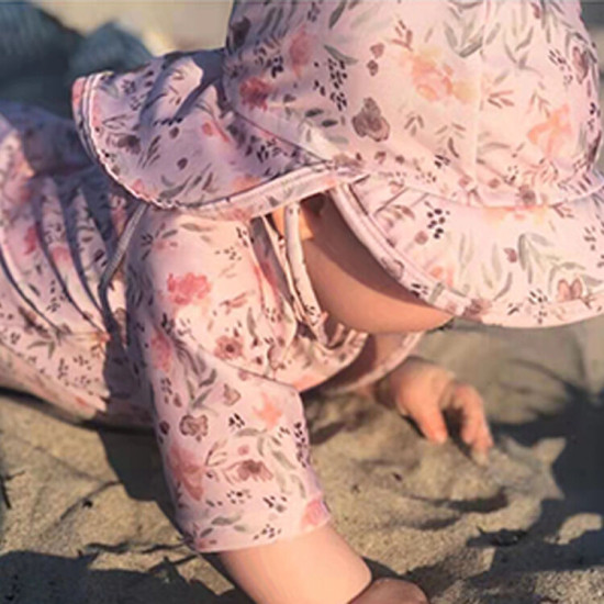 18M-6Y Toddler Girl & Boy Swimwear & Beachwear Sets Long-Sleeved Printed Top And Shorts  Children'S Clothing   