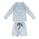 18M-6Y Toddler Girl & Boy Swimwear & Beachwear Sets Long-Sleeved Printed Top And Shorts  Children'S Clothing   