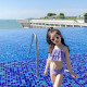 18M-7Y Toddler Girl Swimwear & Beachwear Sets Fish Scale Camisole Top + Fishtail Skirt & Trunks  Girls Clothes   