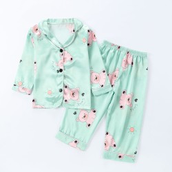 18M-6Y Toddler Pajamas Sets Cartoon Printed Tops And Trousers  Toddler Clothes   
