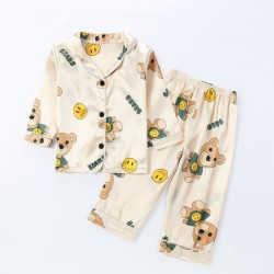 18M-6Y Toddler Loungewear Sets Cartoon Printed Tops And Trousers  Toddler Clothes   