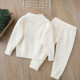 18M-6Y Unisex Pajamas Sets Coral Velvet Sweater And Pants  Toddler Clothes   