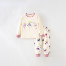 18M-7Y Toddler Girls Loungewear Sets Fairy Print Tops And Pants  Girls Clothes   