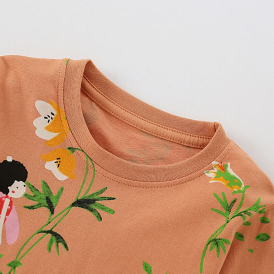 18M-7Y Toddler Girls Sets Floral Long Sleeve Tops And Pants  Girls Fashion Clothes   