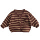 9M-6Y Toddler Striped V-Neck Knitted Cardigan Sweater  Toddler Boutique Clothing   