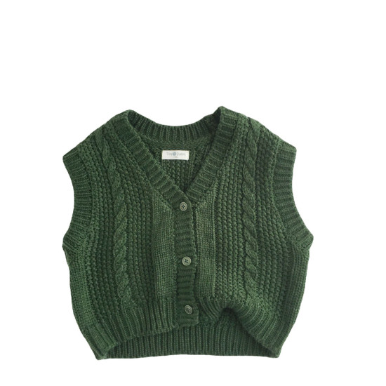 9M-6Y Unisex V-Neck Pullover Knitted Vest Sweater  Toddler Boutique Clothing   
