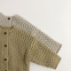 9M-6Y Unisex Pineapple Textured Knit Cardigan Sweater  Toddler Boutique Clothing   