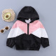 18M-7Y Toddler Girls Color Block Zip Cardigan Long Sleeve Jackets  Girls Clothes   