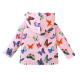 18M-6Y Toddler Girls All-Over Butterfly Hooded Zip-Up Windbreaker Jackets  Girls Clothes   