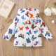 18M-6Y Toddler Girls All-Over Butterfly Hooded Zip-Up Windbreaker Jackets  Girls Clothes   