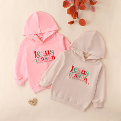 2-7Y Unisex Letter Hooded Sweatshirts  Toddler Boutique Clothing   