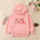 2-7Y Unisex Letter Hooded Sweatshirts  Toddler Boutique Clothing   
