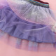3-8Y Kids Girls Star And Moon Print Color Gradient Mesh Skirts  Kids Clothing   
