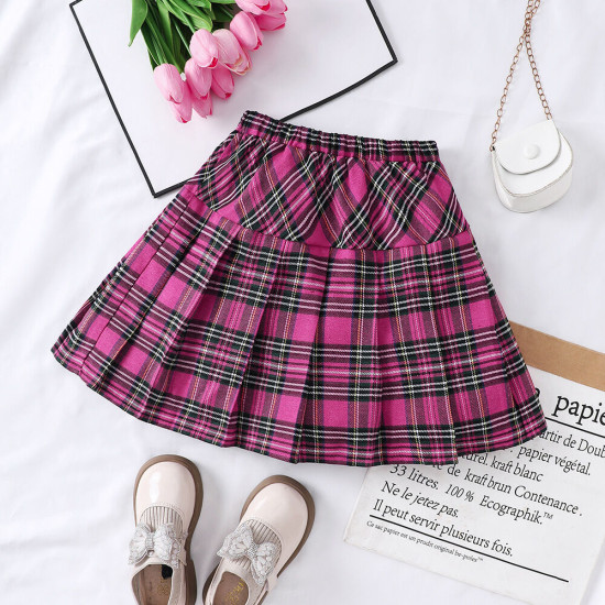 4-9Y Big Girl Clothes  Plaid Skirts   