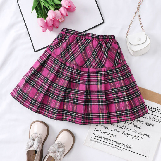 4-9Y Big Girl Clothes  Plaid Skirts   
