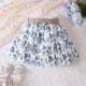 4-9Y Kids Girls Holiday Pastoral Floral Pleated Skirts  Kids Clothes   