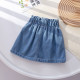 12M-6Y Toddler Girls Flower Pockets Denim Skirts  Girls Fashion Clothes   