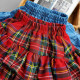 18M-7Y Toddler Girls Plaid Ruffled Trim Skirts  Girls Fashion Clothes   