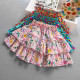 18M-7Y Toddler Girls Floral Ruffled Layered Skirts  Girls Fashion Clothes   