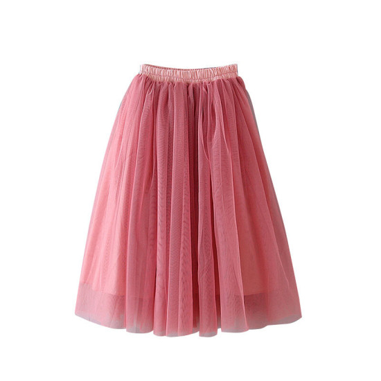 9M-9Y Kids Girls High Elastic Mesh Skirts  Kids Boutique Clothing   