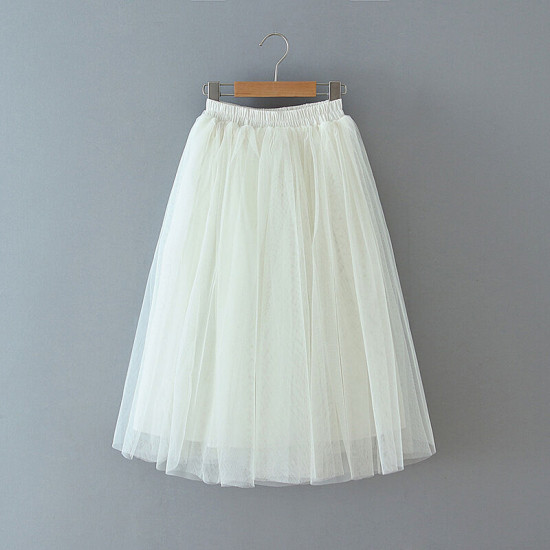 9M-9Y Kids Girls High Elastic Mesh Skirts  Kids Boutique Clothing   