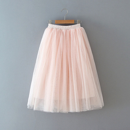 9M-9Y Kids Girls High Elastic Mesh Skirts  Kids Boutique Clothing   