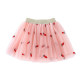 3-14Y Kids Girls Embroidered Floral Love Heart Mesh Skirts  Kids Boutique Clothing   