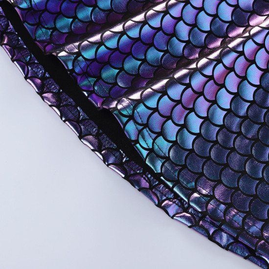 3-8Y Kids Girls Sleeveless Mermaid Scale Party Dresses  Kids Clothing   