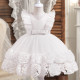 9M-5Y Evening Gown Mesh Princess Dresses For Girls Flutter Sleeve  Clothes   