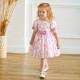 12M-3Y Toddler Girls Puff Sleeve Floral Princess Dresses  Girls Clothes   
