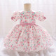 12M-3Y Toddler Girls Puff Sleeve Floral Princess Dresses  Girls Clothes   