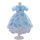 12M-3Y Toddler Girls Floral Bow Trailing Princess Dresses  Girls Clothes   