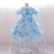 12M-3Y Toddler Girls Floral Bow Trailing Princess Dresses  Girls Clothes   