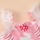 9M-5Y Toddler Girls Easter Lace Flutter Sleeve Bunny Egg Dresses  Girls Clothes   